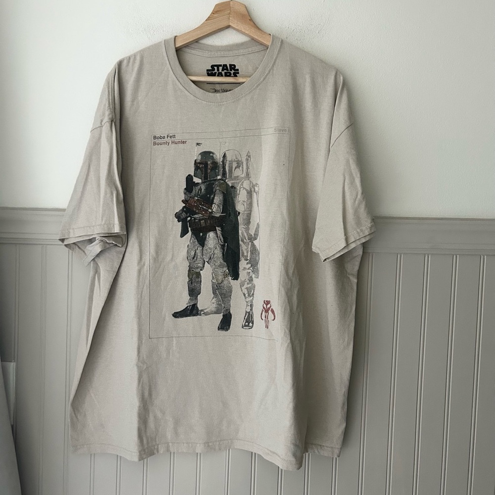 Star Wars Mens 2X Boba Fett Bounty Hunter T-Shirt